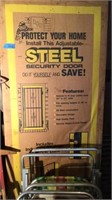 Steel security door