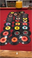 45 Records and case