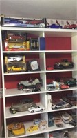 Contents of wall and items on floor...Corvette