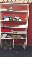 Contents of all shelves and misc items
