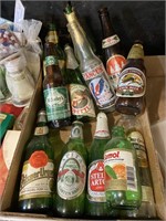 vintage beer bottles