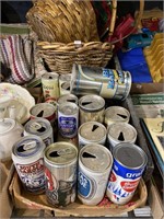 23 misc beer cans
