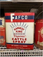 Fafco Harvest King Cattle Spray Tin