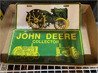 John Deere license plate decor
