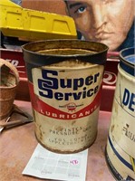 super service lubicant tin