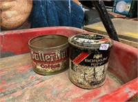 butternut coffee and other metal tin