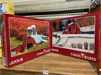 2 Farms and Barns Puzzles New