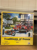 Traditions of Honor Firetruck Puzzle New