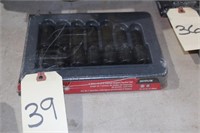 SNAP-ON 3/8" 7-PC. METRIC SWIVEL IMPACT SOCKET SET