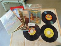 (3) Vintage Children's Records &