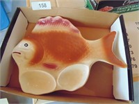Vintage Fish Relish Platter