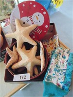Star Fish w/ Basket & Decorative Tin