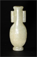 Chinese Jade Carved Vase, 18th C#