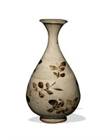 Chinse Cizhou Yuhuchun Vase, Yuan Dynasty