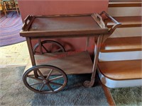 Wood Serving Cart