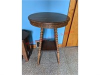 Solid Wood End Table / Plant Stand