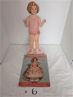 Shirley Temple Cardboard Doll and "Birthday Book"