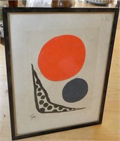 1965 Abstract Composition Litho by Alexander