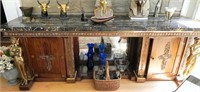 19th Century Marble Top Console Table