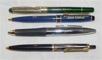 (4) Vintage Pens, (3) Casino Advertising
