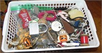 Basket of Various Keys and Tags