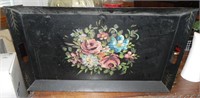 Vintage Hand Painted Floral Toleware Tray