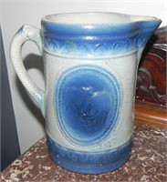 Vintage Salt Glaze Stoneware Milk Pitcher