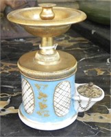 19th Century Gilt Bronze Porcelain Lamp