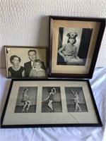 3 Vintage Framed Pieces