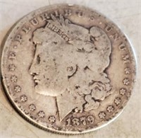 1879 US Morgan Silver Dollar