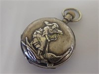 Antique Silver Tanner Rogers Ladies Demi-Hunter