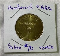 Deadwood South Dakota saloon #10 Token