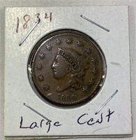 1834 large Cent