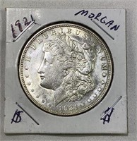 1921 US Morgan silver dollar