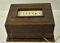 Early Optometrist Lighted Eye Testing Box