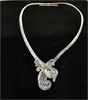 Vintage Margot De Taxco Sterling Silver Necklace