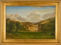 Western Landscape, Signed Oil on Canvas