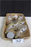 Group of Security Fixture Lamps & Misc