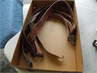 6 leather slings