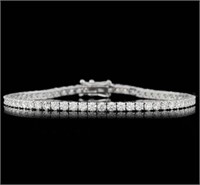 $32,400  18k Gold 5.30cts Diamond Bracelet