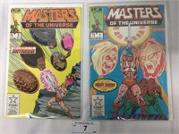 1986 Masters of the Universe #1 & #2 Comics