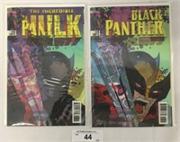 2 pcs. Black Panther & Hulk #166 Comic Books