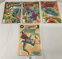 4 pcs. Superman Whitman Comic Books