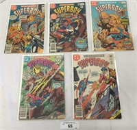 5 pcs. Superboy Comic Books