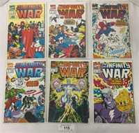 6 pcs. The Infinity War Comic Books
