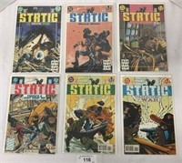 6 pcs. Static Comic Books #2 - 7