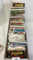 Long Box of Spider-Man Comic Books