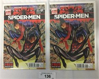2 pcs. Spider-Men #1 Comic Books