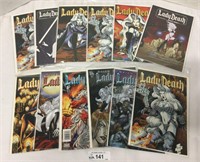 12 pcs. Lady Death Comic Books