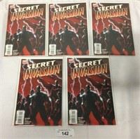 5 pcs. Secret Invasion #1 Comic Books